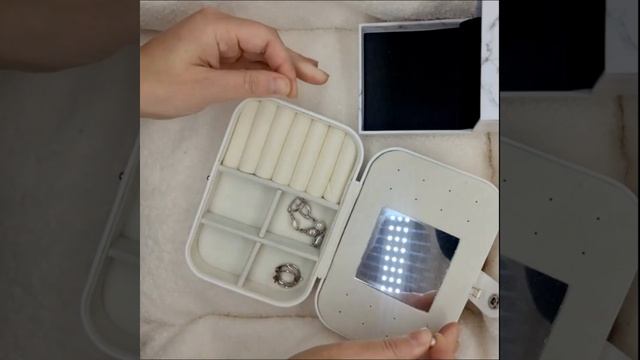 Шкатулка для украшений белая , обзор смотреть онлайн