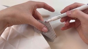 Окантовка из ткани в полоску. Новогодние лоскутные ланчматы. Часть 3.