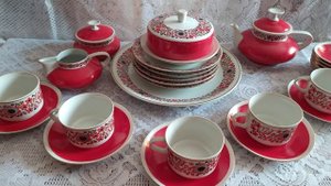 Заглянем в наш сервант. Обзор чайного сервиза ГДР. Винтажная посуда.