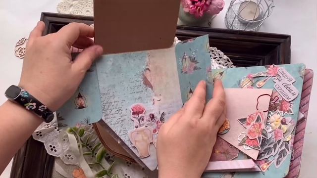 Альбом «Мороженка» с pop up элементами / Скрапбукинг / Scrapbboking смотреть онлайн