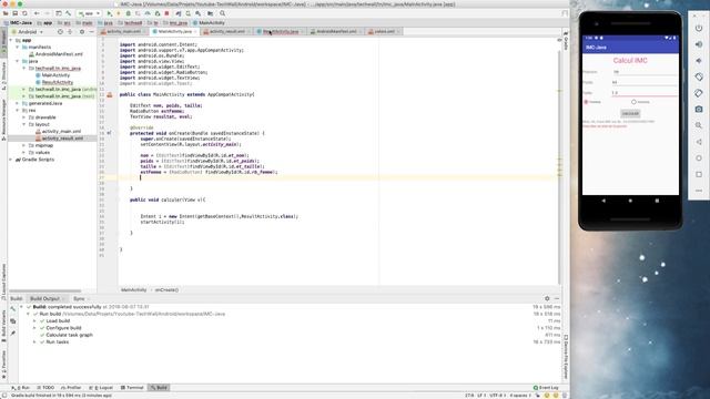 Android - vid15 - Création d'un intent explicite avec Java смотреть онлайн