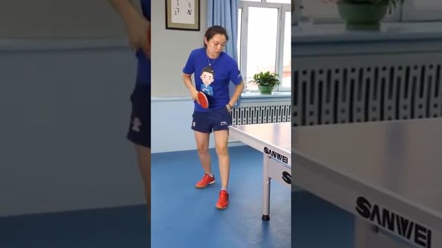 Table Tennis Teaching Explain the Technique of the Long Ball at the Bottom Line