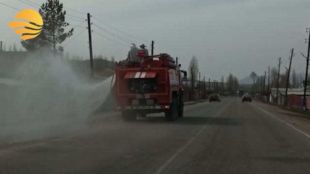 “Альянс-Алтын” компаниясы Бекмолдо айыл өкмөтүндө дезинфекциялоо иштерин жүргүздү смотреть онлайн