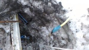 Размораживание пластиковой трубы.