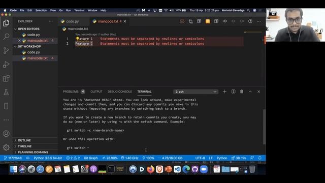 Introduction to Git Workshop (CodeBrew 2021) смотреть онлайн