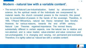 Jurisprudence Lecture 4, Natural Law with notes, Natural Law with variable content #Social Contract