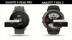 Suunto 9 Peak Pro Vs Amazfit T Rex 2