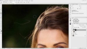 Урок 4.  Ретушь волос в Photoshop