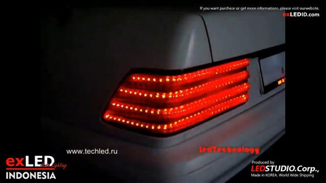 Mercedes Benz SL 320 R129 Custom Led taillights смотреть онлайн