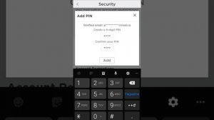 ?как поставить пин код в роблоксе? ?