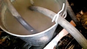 Промывка радиатора печки