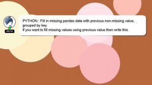 PYTHON : Fill in missing pandas data with previous non-missing value, grouped by key