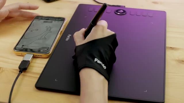 Первый раз рисую на телефоне - Обзор планшета Parblo a610 Pro