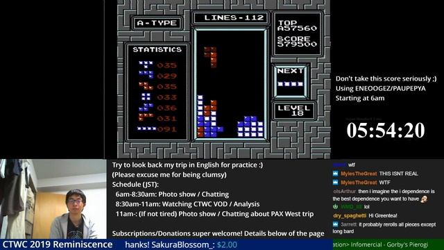 [FAKE Record] [NES Tetris] 1,321,740pts with a Game Genie code affecting RNG смотреть онлайн