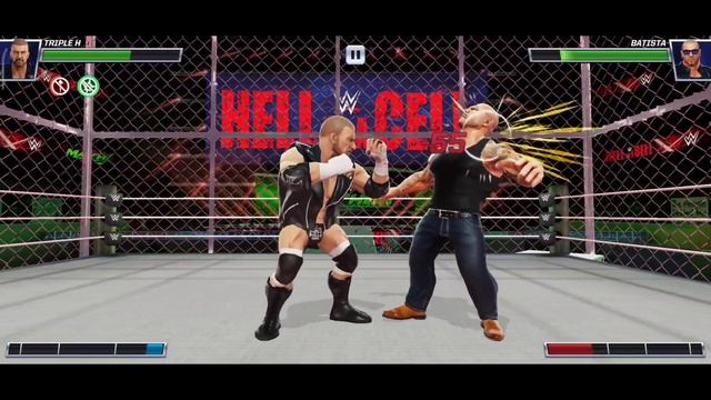 WWE MAYHEM | TRIPLE H VS BATISTA | HELL IN A CELL смотреть онлайн