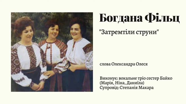 Богдана Фільц "Затремтіли струни"
