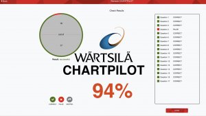 94% - Результат прохождения Safebridge Wärtsilä CHARTPILOT