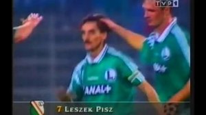 Leszek Pisz (Legia Warsaw 3 - 1 Rosenborg ) gol na 1-1