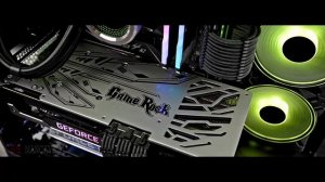 The Most RGB Graphics Card! Palit RTX 3080 Game Rock and AMD 5800X. in 011 Razer. Project Andromeda