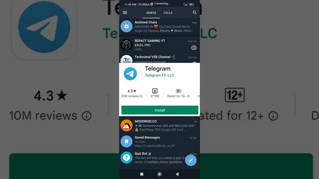 Telegram vs Telegram X     !! Telegram X for Android #Abhishekin