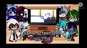 sans au's react to error404 sans vs king multiverse sans//gacha club//