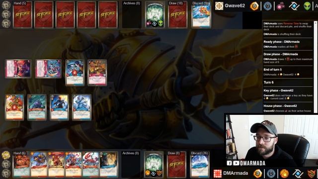 Time to Reverse Time - Keyforge Gameplay смотреть онлайн