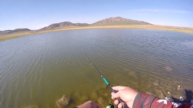 Монстры в луже! Рыбалка на спиннинг Летом. Ультралайт. смотреть онлайн