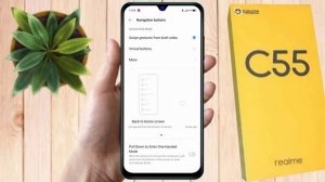 how to full screen display in realme c55, realme c55 full screen display setting