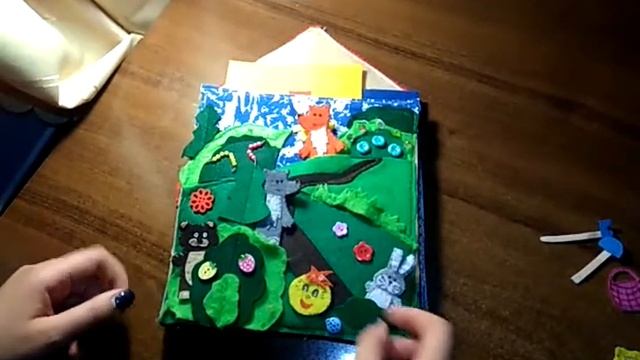 Обзор фетровой книги (развивашки) смотреть онлайн