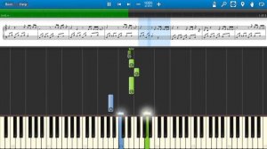 Владимир Маркин - Сиреневый туман на пианино (piano cover) [Synthesia] by 11ans11