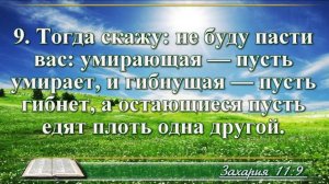 Книга пророка Захарии с музыкой глава 11 читаем и слушаем
