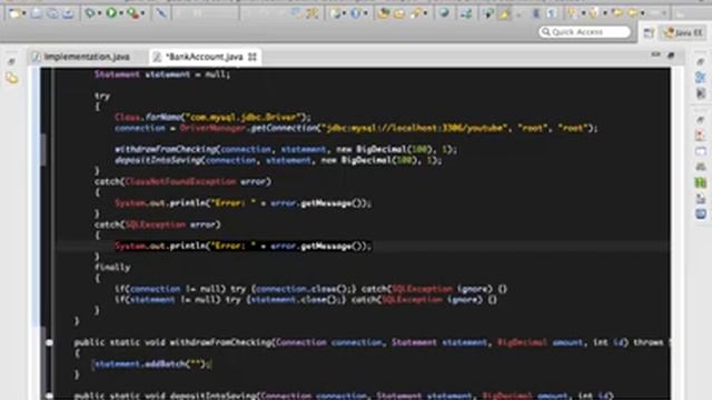 JDBC Tutorial - P11 - Batch Updates - Part 2 смотреть онлайн