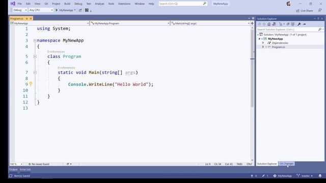Getting started with Git in Visual Studio смотреть онлайн