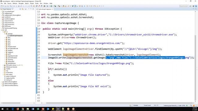 How to compare Images in Selenium using AShot API || Working with AShot API