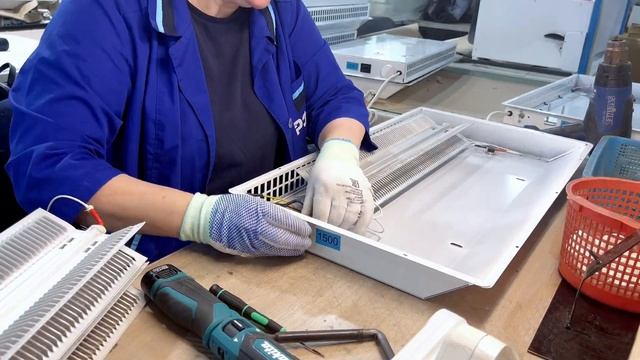 Эксклюзивные кадры производства конвекторов Саратовского электромеханического завода "РЭМО"