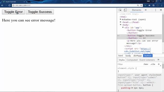 Vue JS #10 Условный рендеринг (Conditionals)