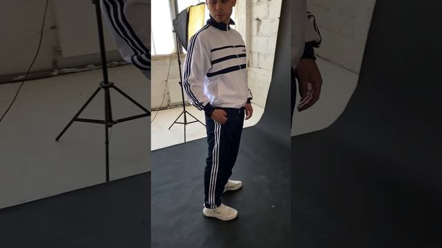 Мужской спортивный костюм адидас Зебра белая Винтаж 90-х Adidas  Австрия Спортивные костюмы