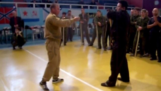 Русский рукопашный бой, Russian hand to hand combat..Система Кадочникова защита от удара палкой ч5