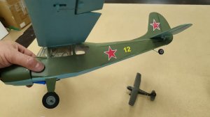 Миниатюрная копия самолёта Як-12А.....почти готов.