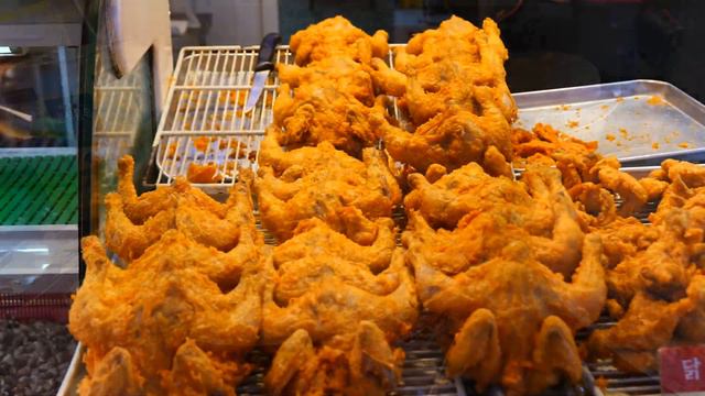 이영자도 울고간 산더미 마늘통닭 / Korean street food