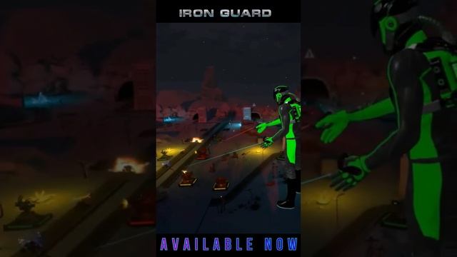 Iron Guard VR gameplay w/ scuba avatar w/ mixed reality  #oculusquest2 #metaquest2