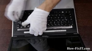 How to replace keyboard on Fujitsu Siemens Amilo Pi 2530, 2540 laptop