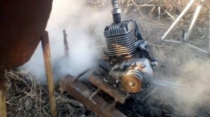 Паровой двигатель своими руками, первый запуск
