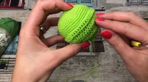 МК: КАПУСТА КРЮЧКОМ. ВЯЗАНАЯ ЕДА. CROCHET CABBAGE. CHTOCHET FOOD