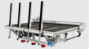Стол раскроя монолитного стекла Intermac Genius RS-A с функцией  снятия Low-E покрытия
