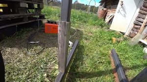 Свариваю раму ленточной пилорамы из профильной трубы