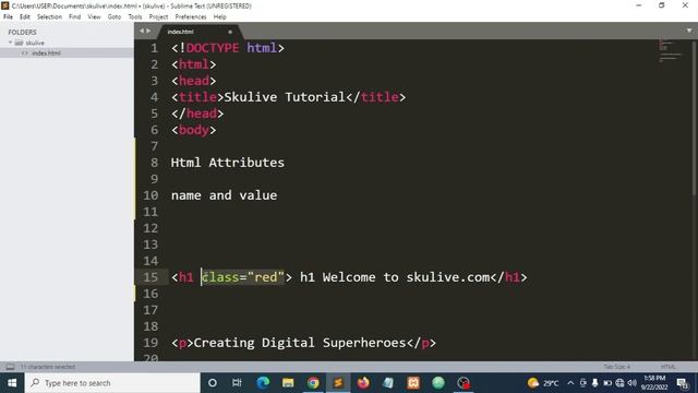 05: HTML attributes. #html #css #javascript