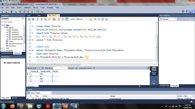 DBMS 15: Part 2: SQL Joins with Practical Demo | DBMS / SQL Tutorial for Beginners