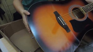 Unboxing Acoustic Guitar Ibanez V50NJP