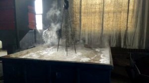 Закалка броней на воду-барботаж